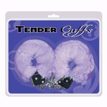 Image de B-Tender Cuffs - Furry Handcuffs, Lavande