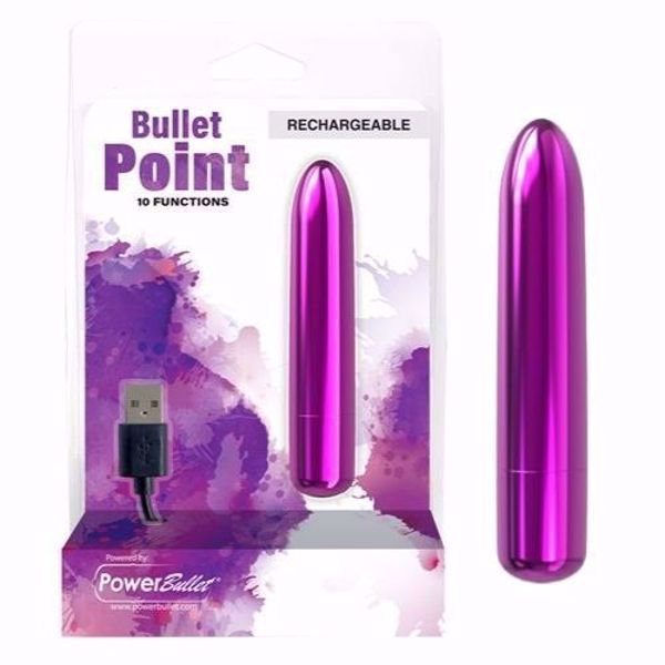 Image de B-Bullet Point – Bullet Vibrator – USB Rechargeable – Purple