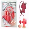 Image de SUPREME Vibrating Penis Pump with REAL SKIN Masturbator Mouth (red)