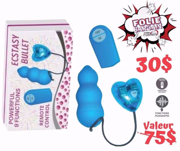 Image de Ecstasy Bullet 9 functions Blue