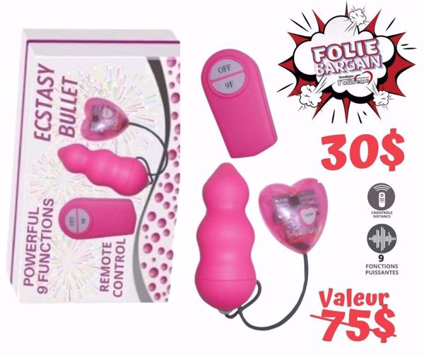 Image de Ecstasy Bullet 9 functions Pink