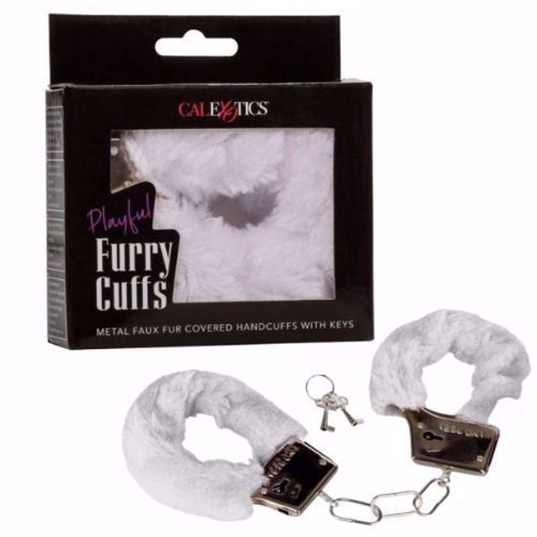 Picture of J-Playful Furry Cuffs - White