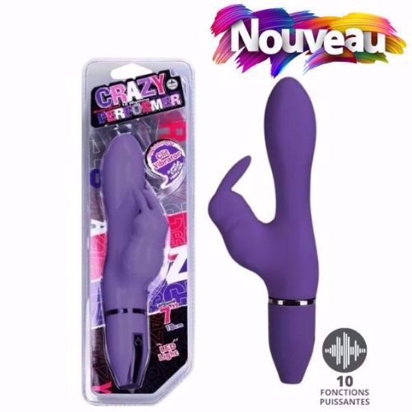 Image de B-Crazy Performer - Smooth Rabbit Vibrator - Purple