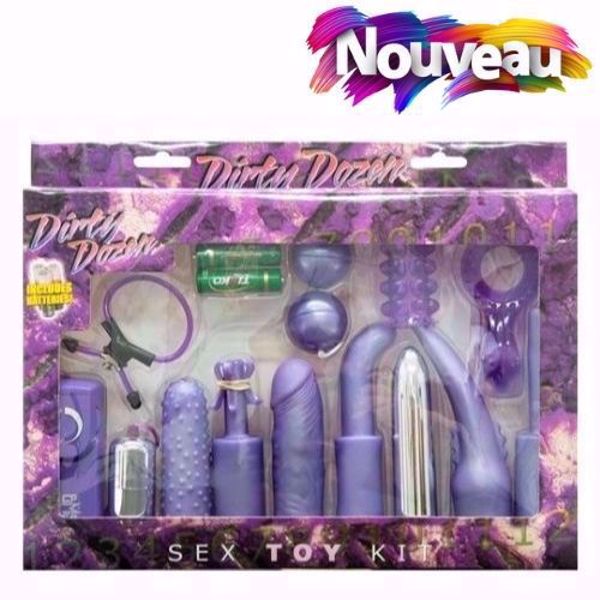 Image de B-Dirty Dozen Sex Toy Kit, Purple