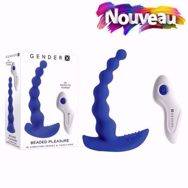 Image de Beades Pleasure - Silicone Rechargeable - Blue