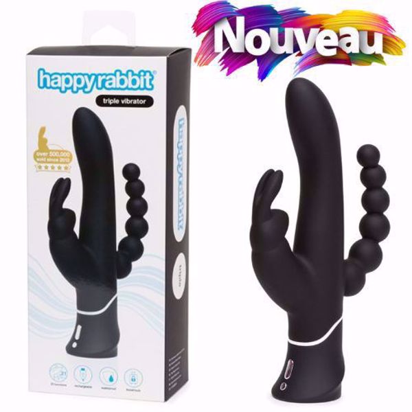 Picture of Happy Rabbit - Triple Curve Black