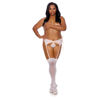 Picture of ALL-IN-1 Garter & Panty - Peach - Plus Size