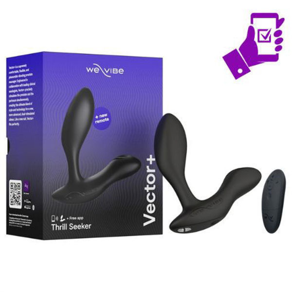 Image de We-Vibe Vector Charcoal Black