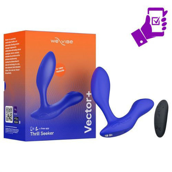 Image de We-Vibe Vector+ Royal Blue