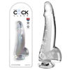 Image de King Cock Clear 7.5" With Balls - Clear