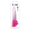 Picture of King Cock Clear10" With Balls - Pink