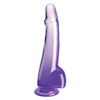 Picture of King Cock Clear 10" With Balls - Purple