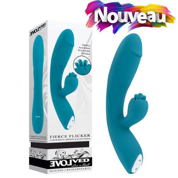 Image de Fierce Flicker - Silicone Rechargeable - Teal