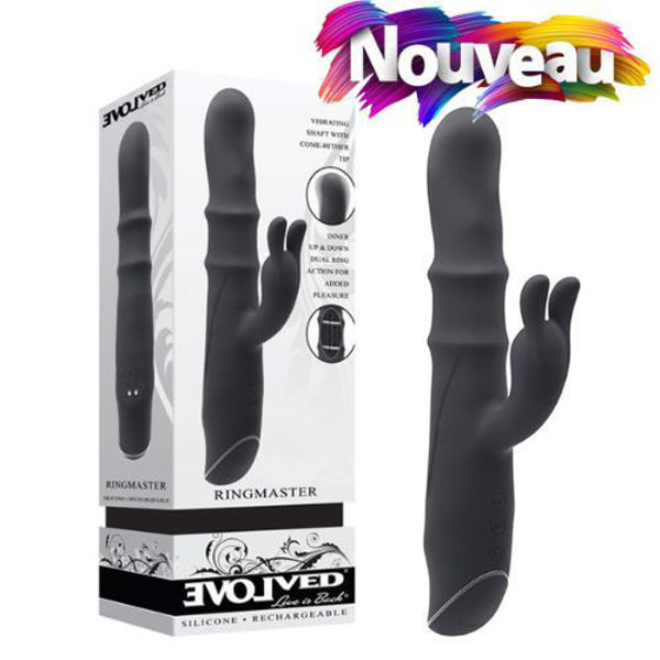 Image de Ringmaster - Silicone Rechargeable - Black