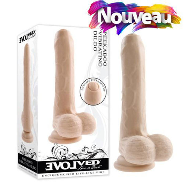 Image de Peek a Boo Vibrating Dildo - Light