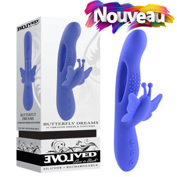 Image de Butterfly Dreams - Silicone Rechargeable - Blue