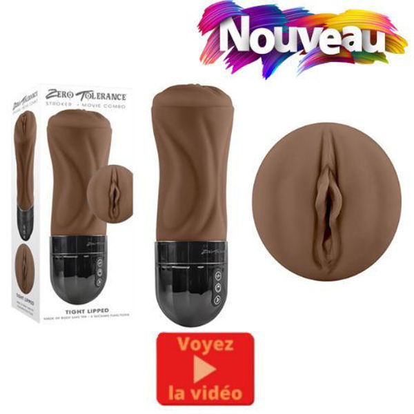 Image de Tight Lipped - Dark - Rechargeable Stroker