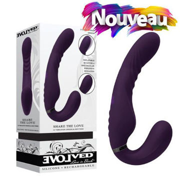 Image de Share The Love - Silicone Rechargeable - Purple