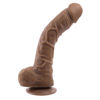 Image de 10" Flexskin Poseable True Feel Dildo - Dark