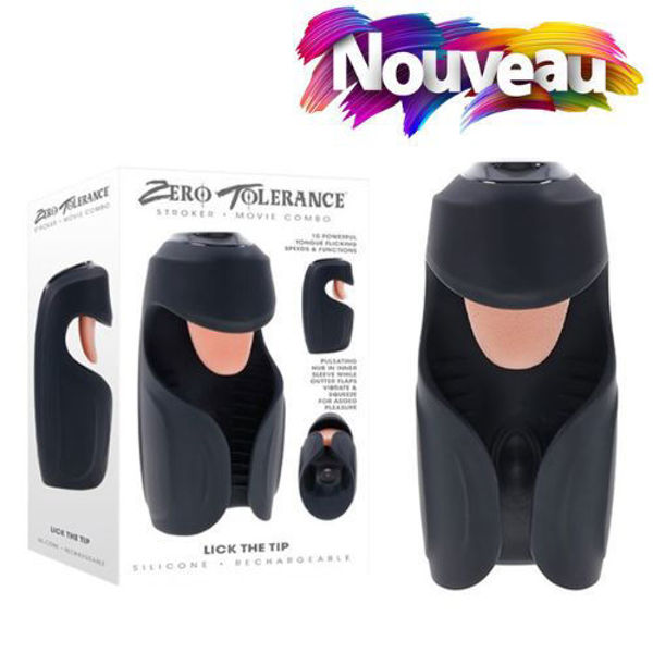 Image de Lick The Tip - Silicone Rechargeable - Black