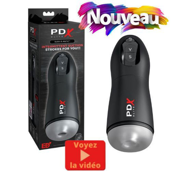 Image de PDX Elite Suck-O-Matic - Frosted/Black